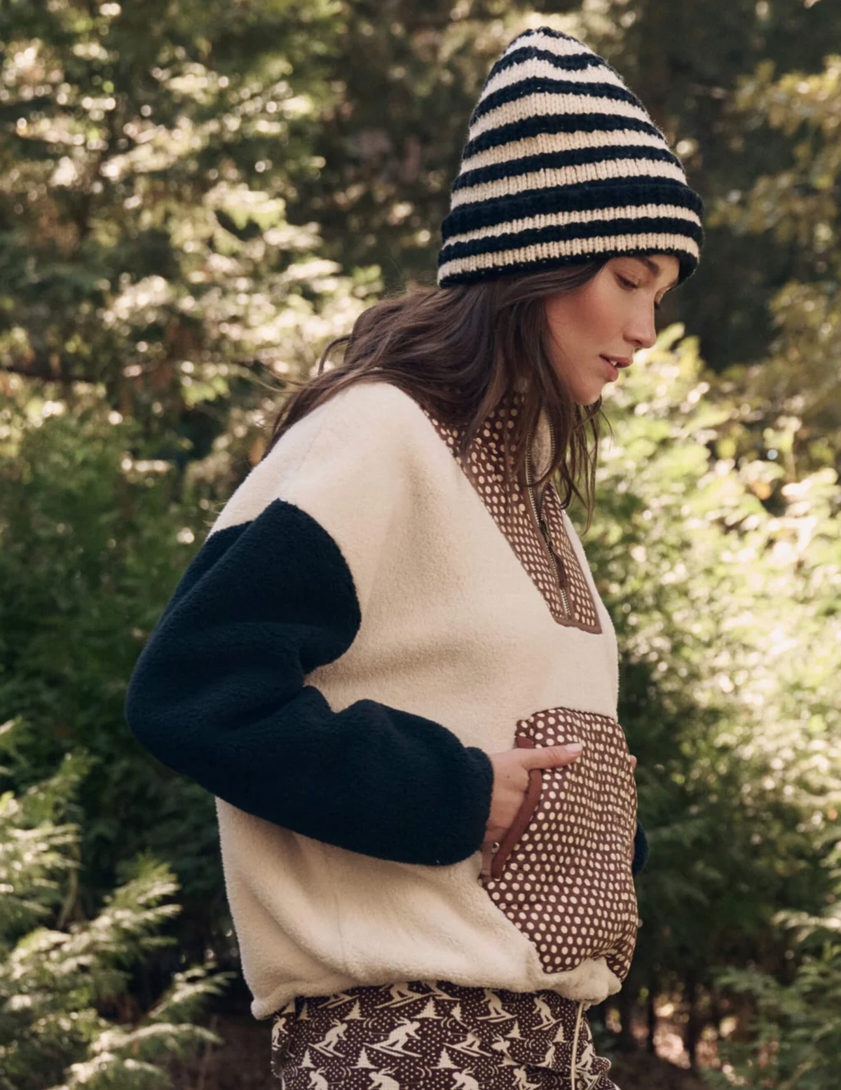 Crosswind pullover creamy dot | The Great | MARKET