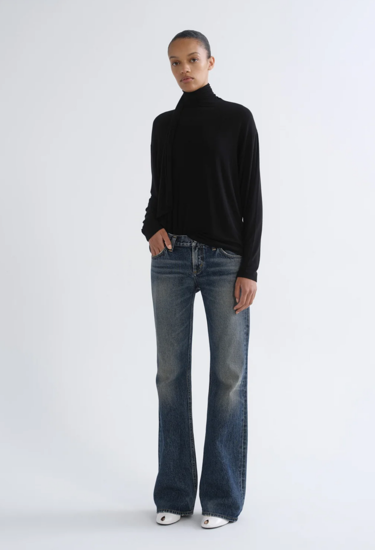 Renata scarf  black | Agolde | Market