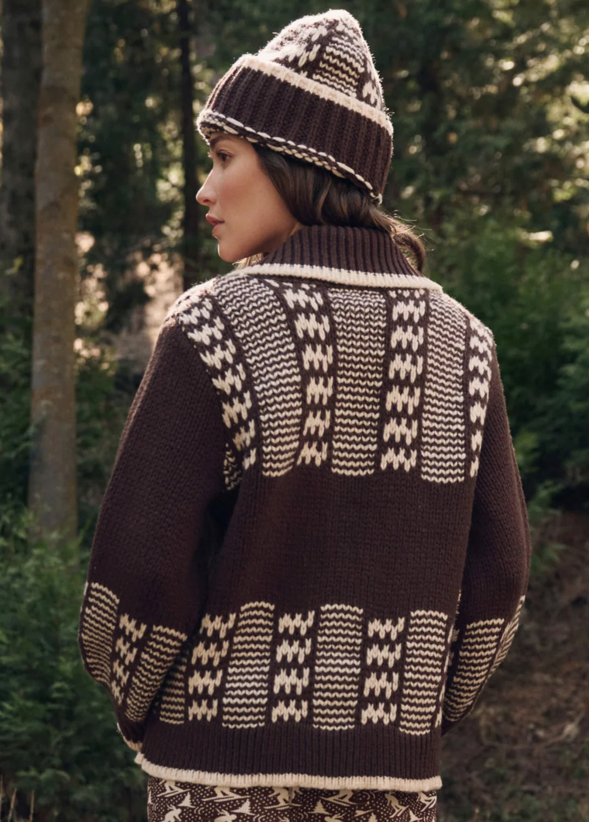 Chalet cardigan walnut cream | The Great | MARKET