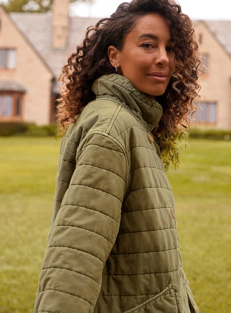 Quilted Belfast green | Frank & Eileen | MARKET