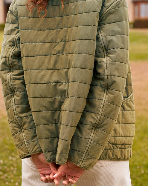 Quilted Belfast green | Frank & Eileen | MARKET