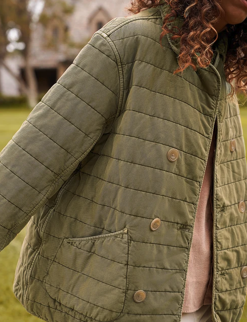 Quilted Belfast green | Frank & Eileen | MARKET
