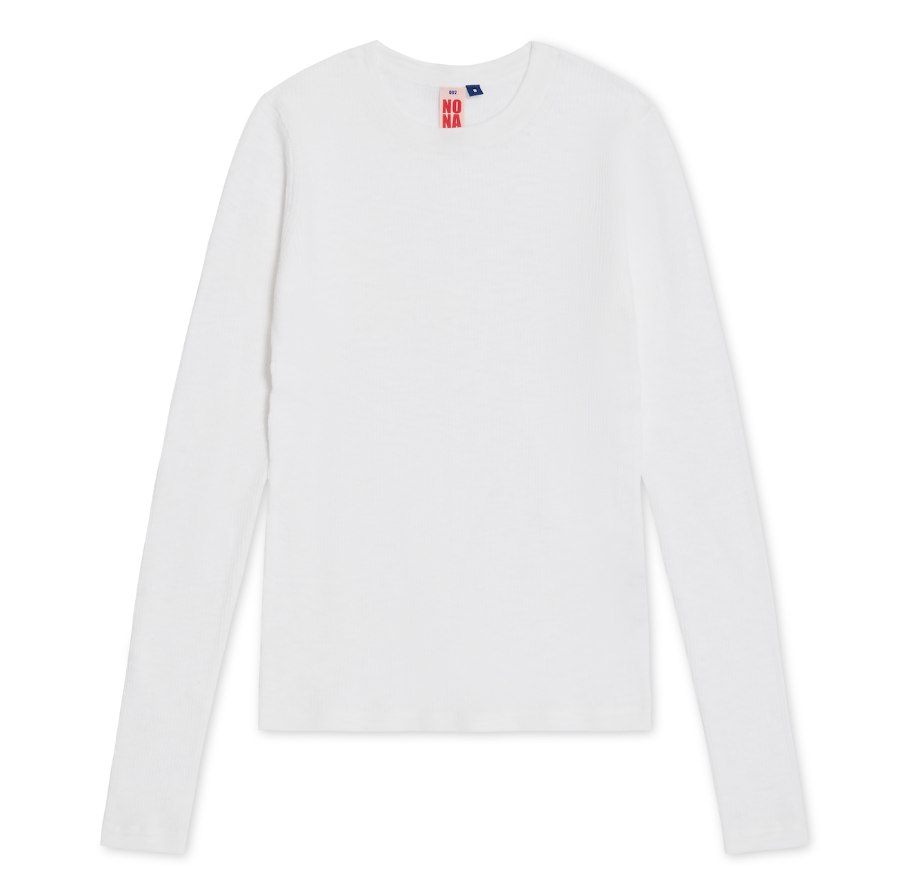 L/S ribbed tee white | Naked Cashmere | MARKET