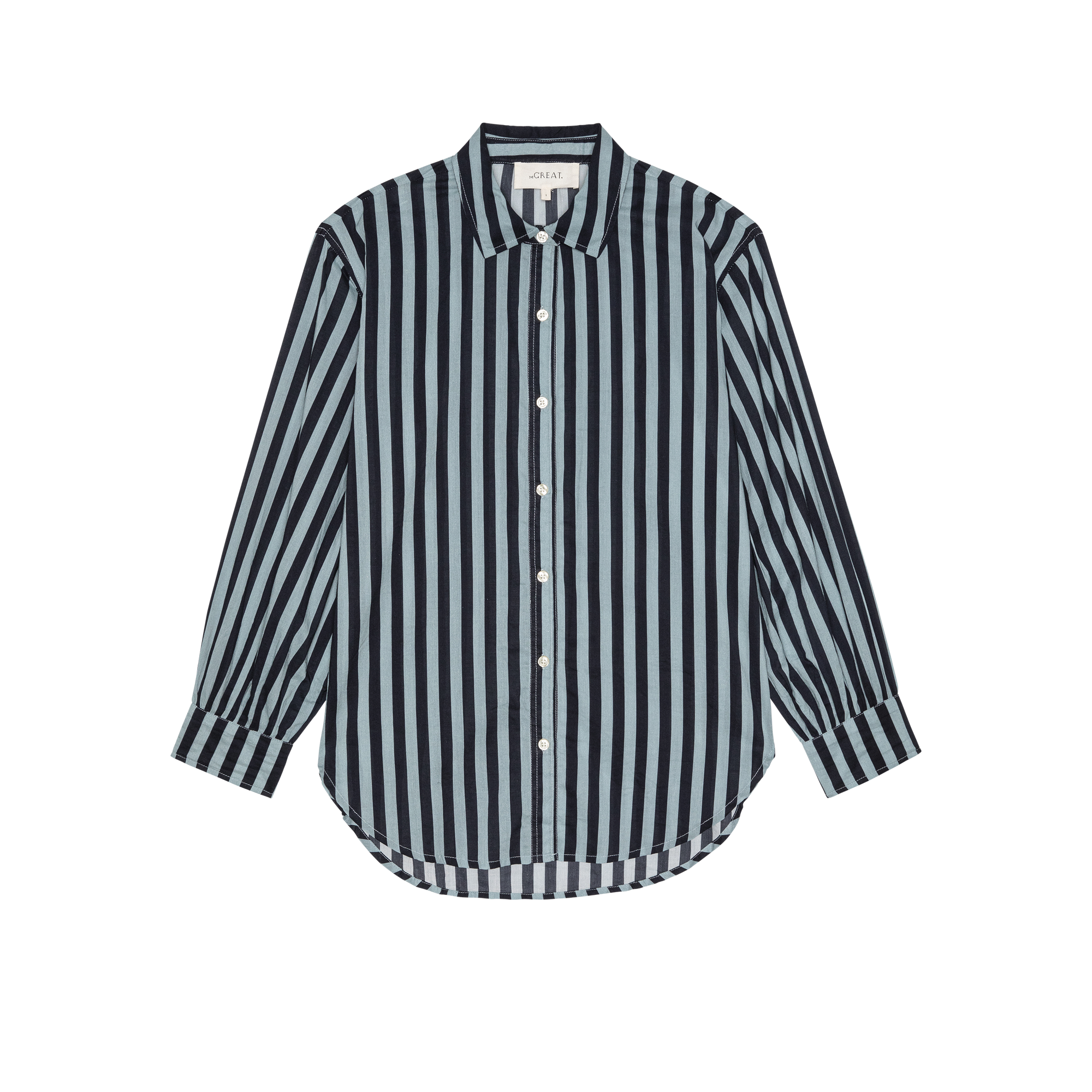Daily button up stripe | The Great | MARKET