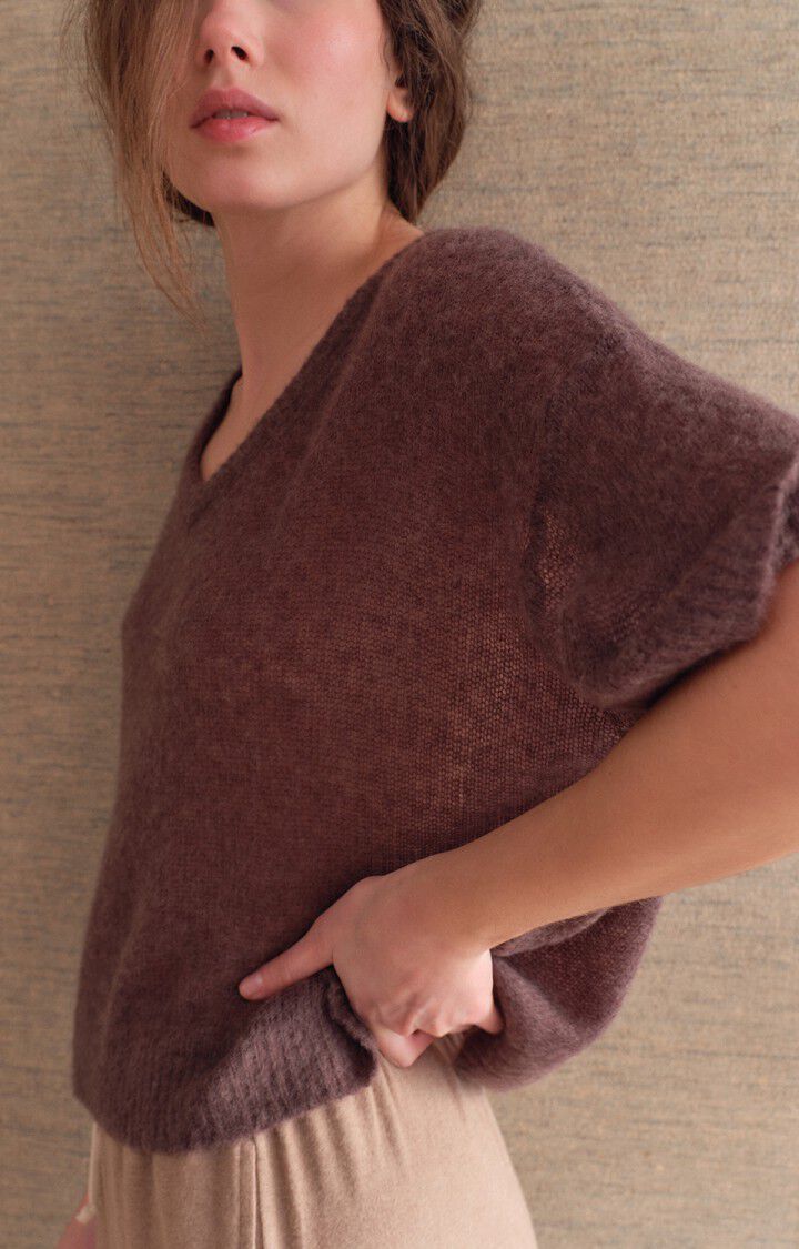 V-neck brown | AMerican Vintage | MARKET