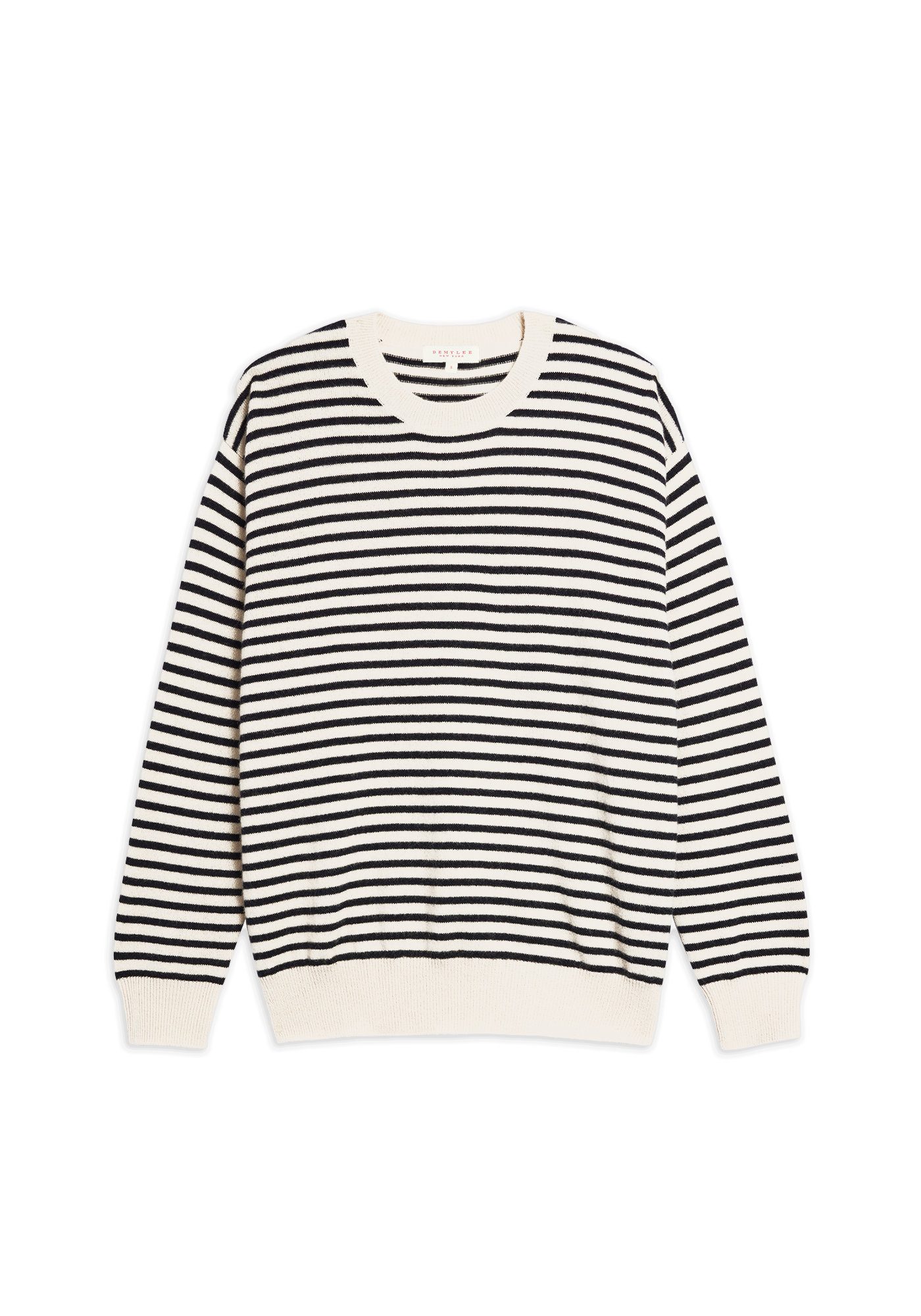 Neve Cashmere Sweater ivory / navy | Demy Lee | MARKET