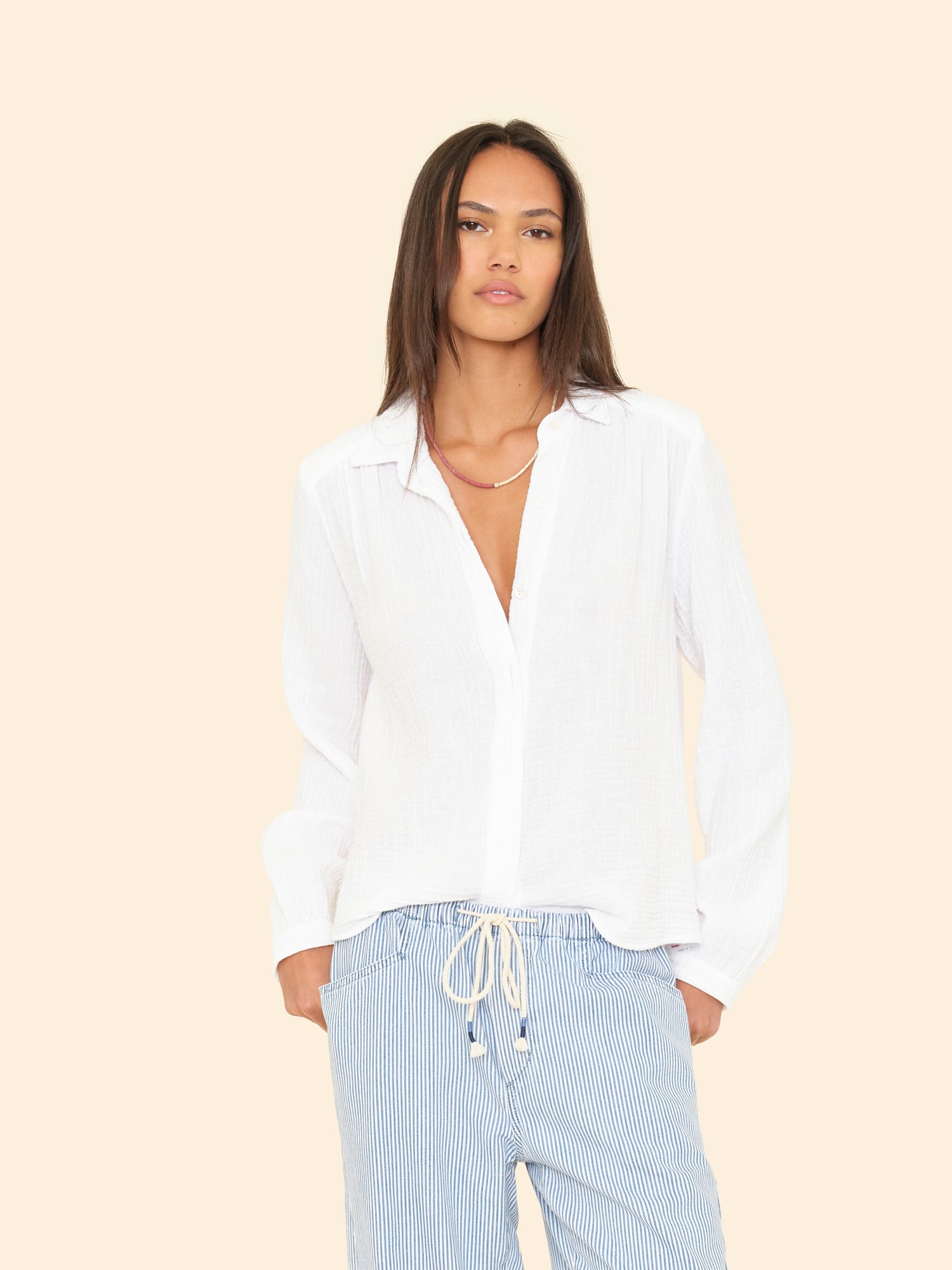 Julianne Shirt in white | Xirena | MARKET