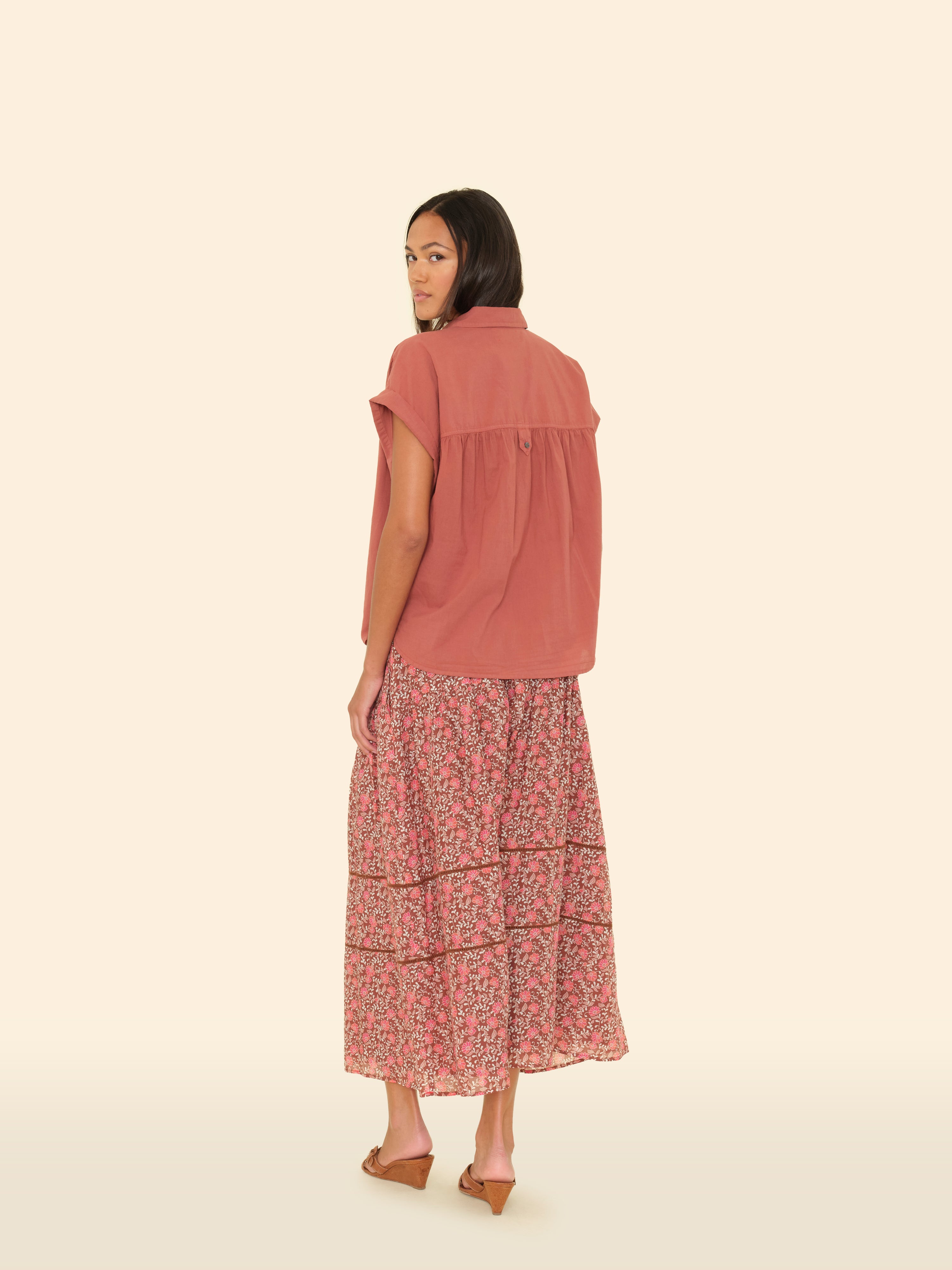 Agatha skirt sienna  petal | Xirena | MARKET