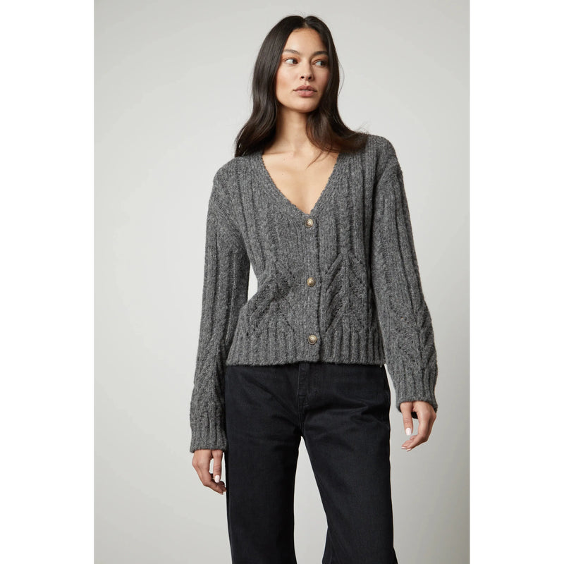 Hazel Cable Knit Cardigan - MARKET
