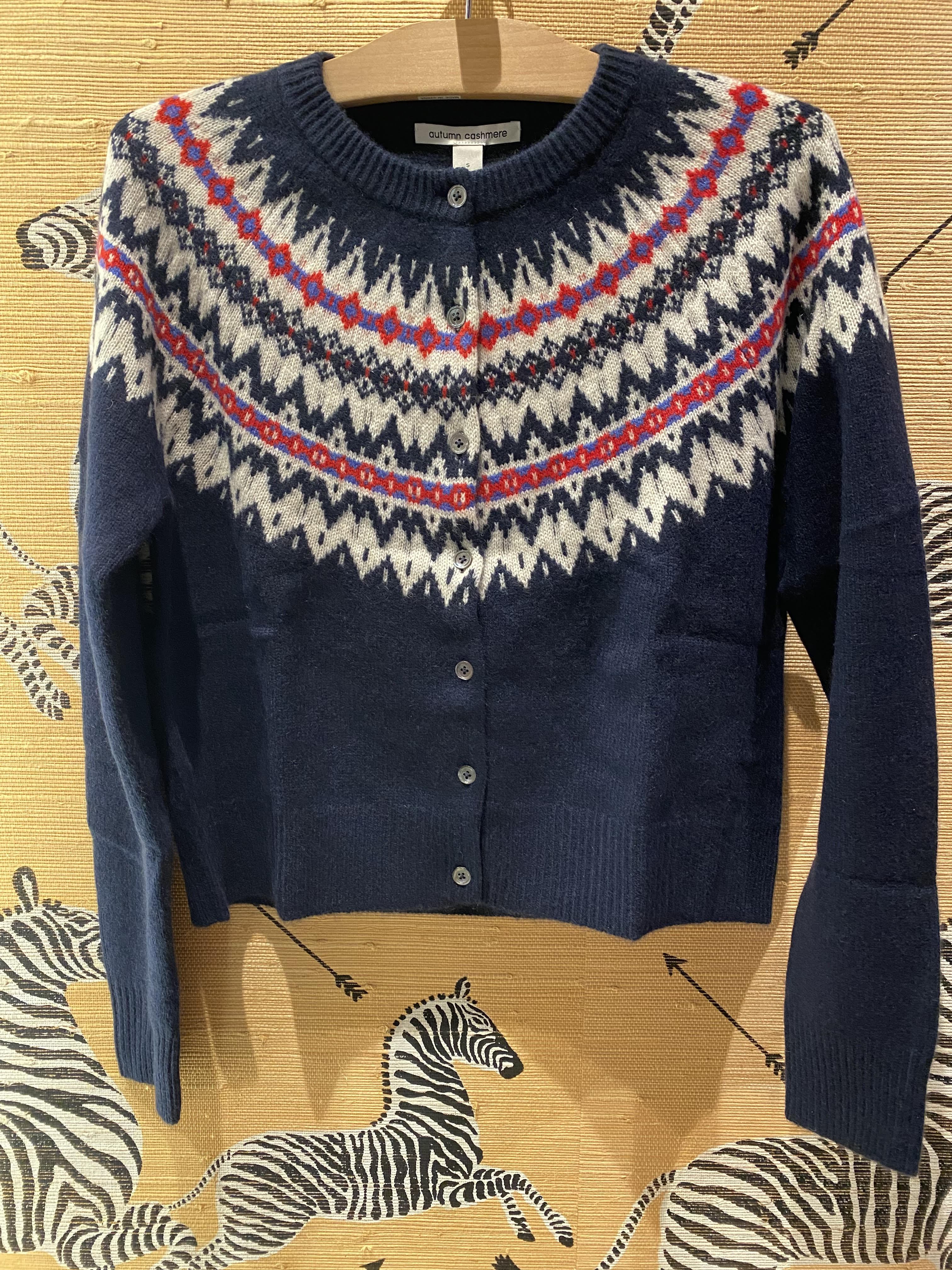 Fair Isle Navy blue