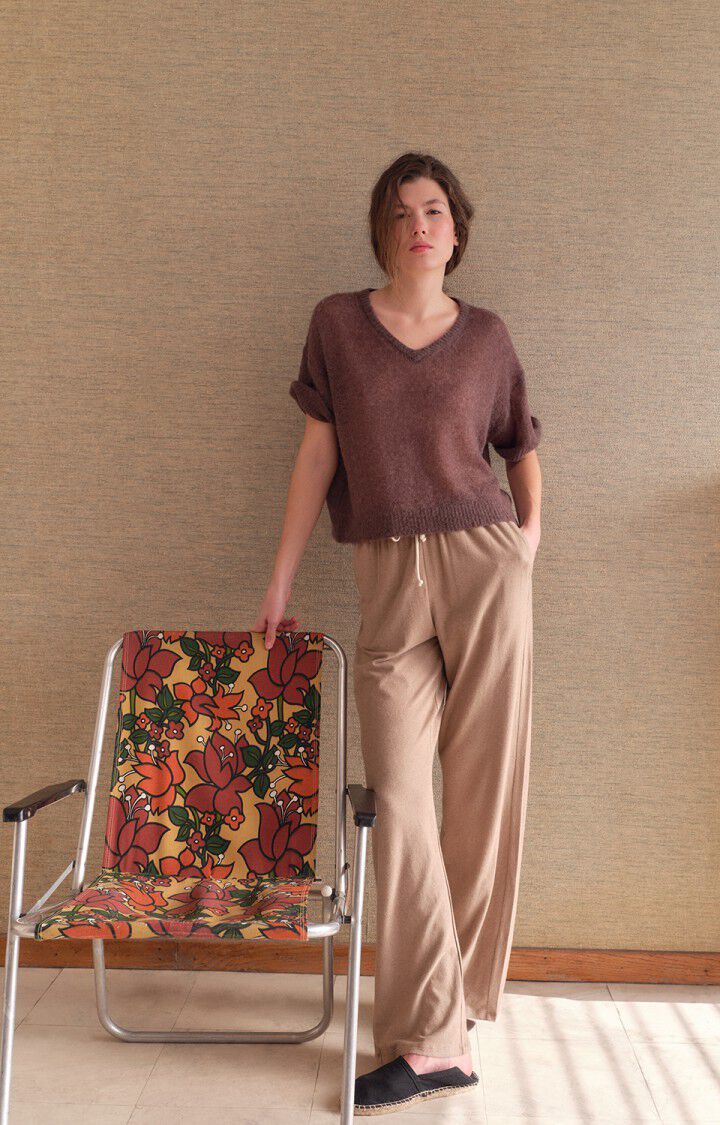 V-neck brown | AMerican Vintage | MARKET