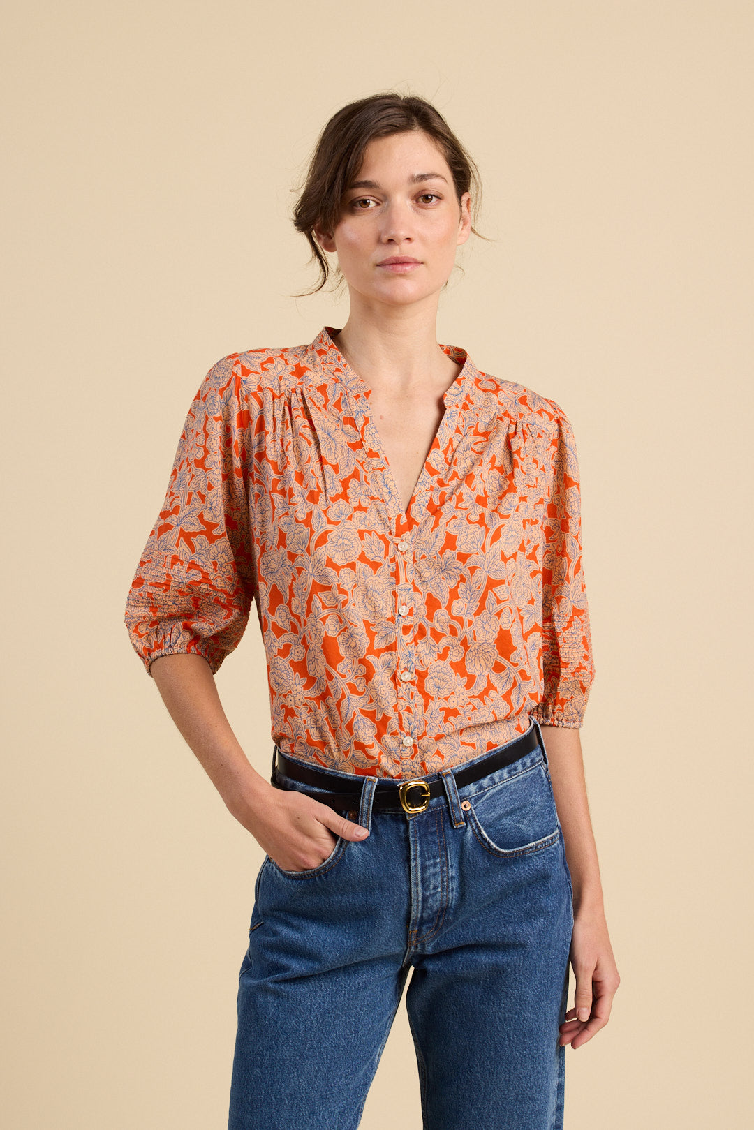  Loren Blouse Vervn | Trovata | MARKET
