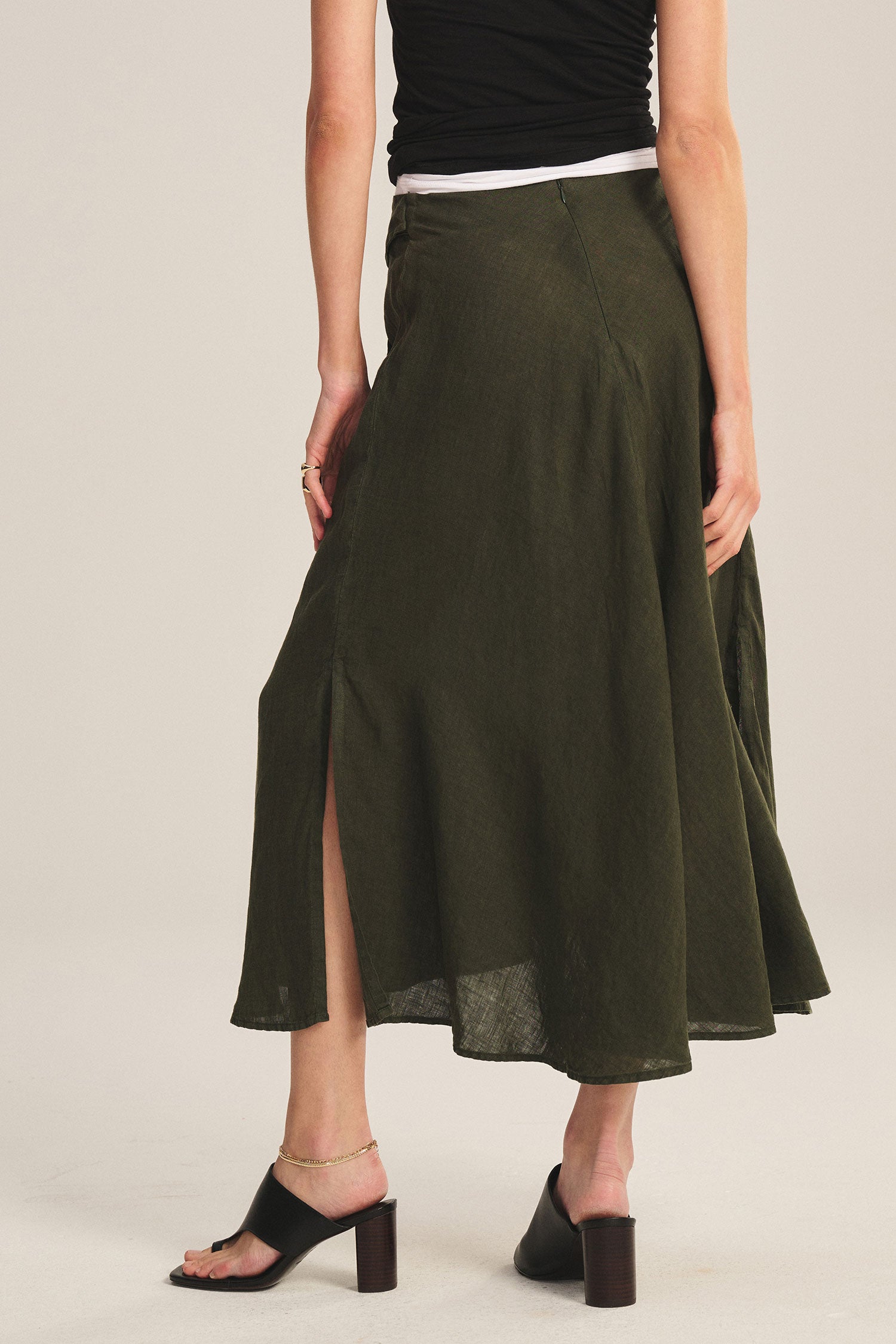 Linen wrap skirt tootsie | Velvet | MARKET