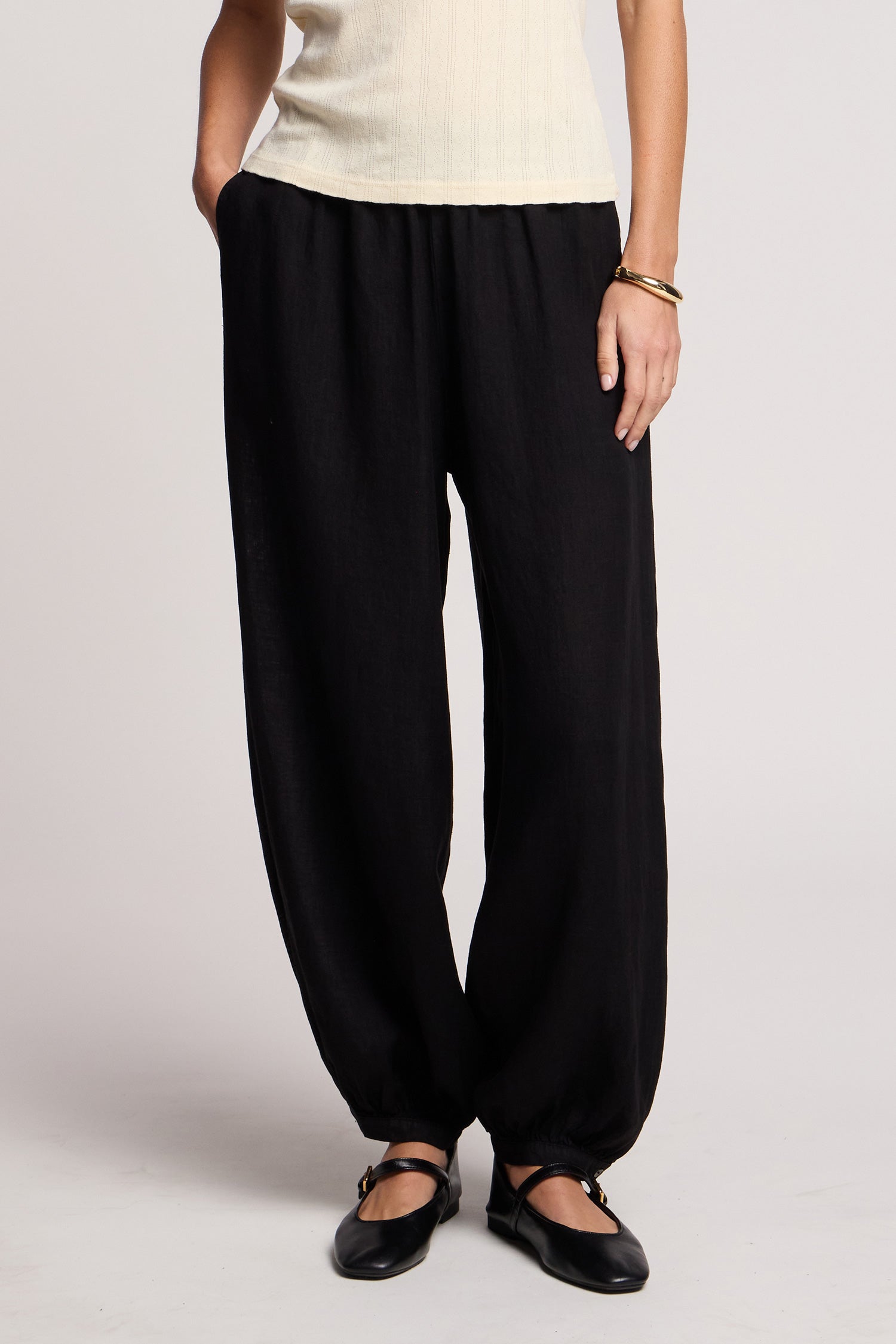 Camber pant black | Velvet | MARKET