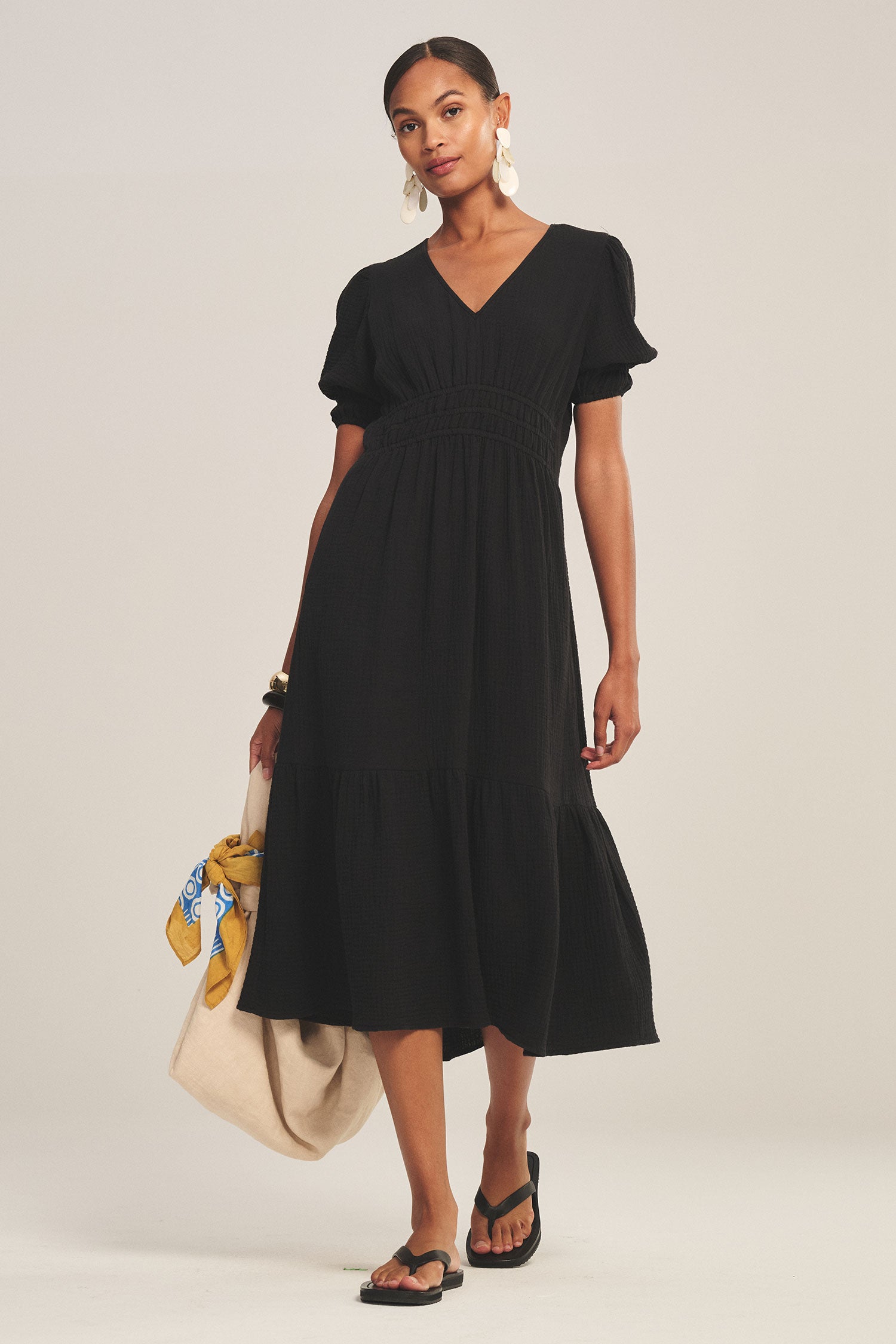 Rivelle dress black| Velvet | MARKET