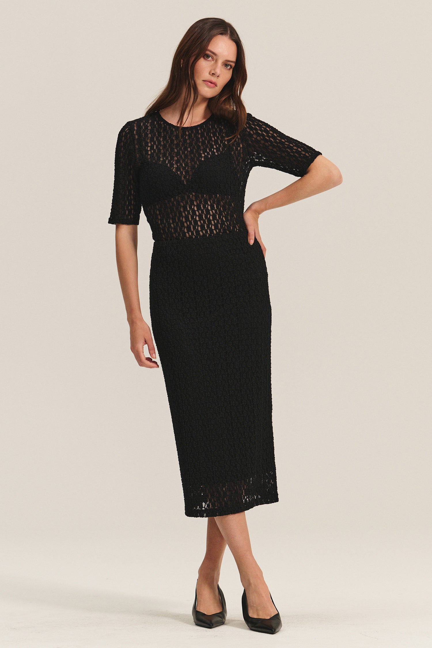 Mia skirt black | Velvet | MARKET