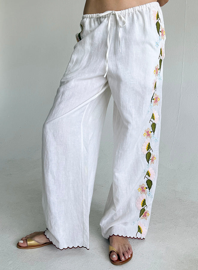 Linen pant white | Ciao Lucia | MARKET