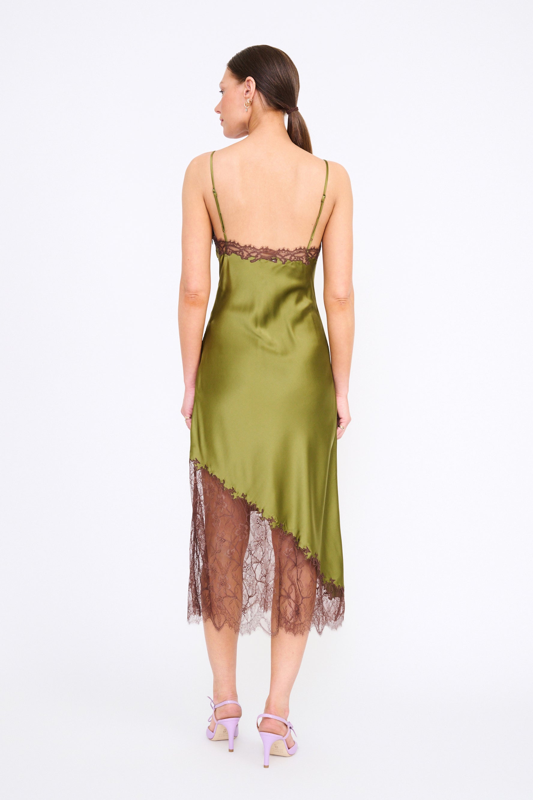 LARA SILK DRESS pear | Staud | MARKET